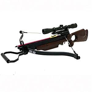 150 Lbs Wizard Hunting Crossbow 4x32 Scope Package with 8 Arrows