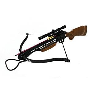 150lbs Crossbow with Scope, Extra Arrows and Rope Cocking Device