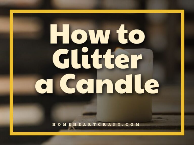 How to Glitter a Candle Easy DIY Tutorial 2024