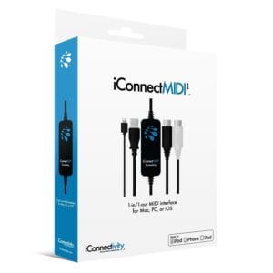 iConnectMIDI1 Lightning Version, 1-in 1-out USB to MIDI Interface