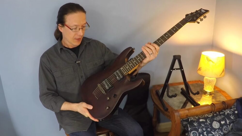 Unboxing the Schecter C-1 SGR Electric Guitar